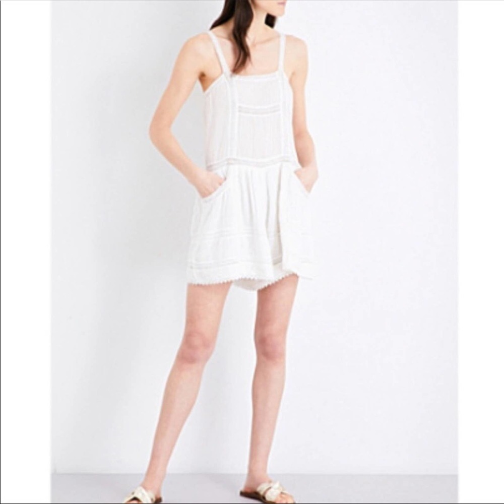 Maje NWT Ival Lace Boho Romper Size 40